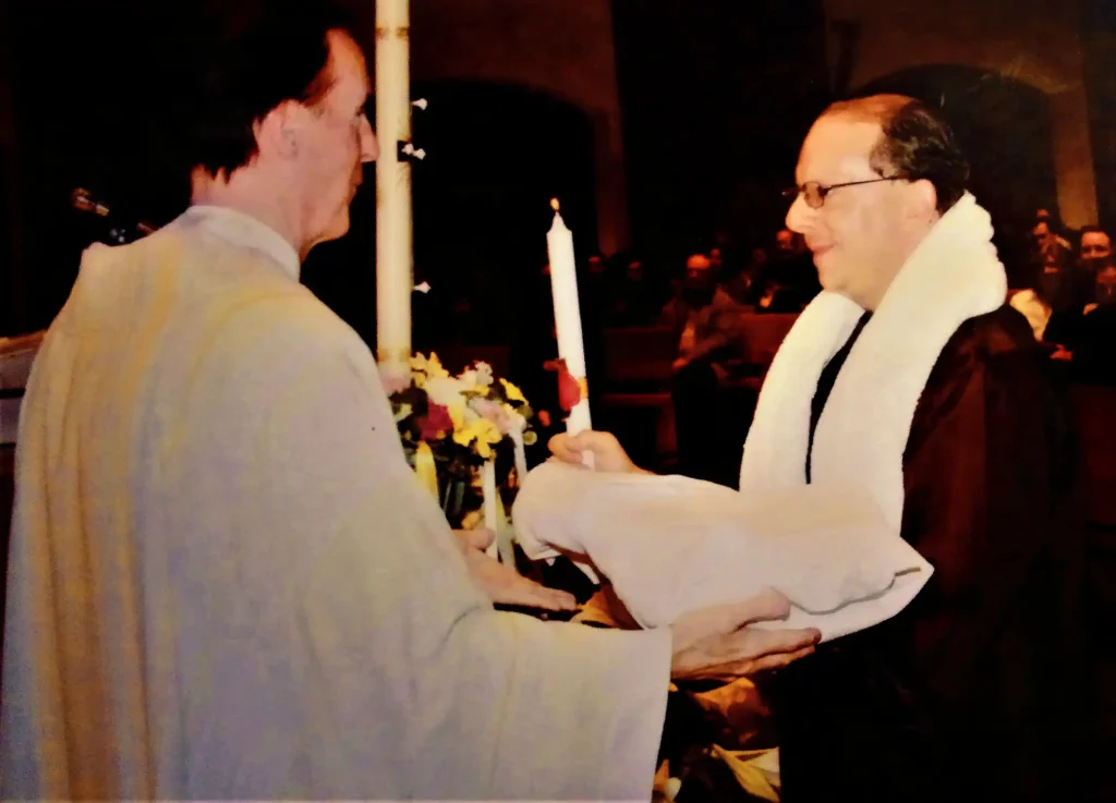 Baptism of Marc Hanson, April 11, 2009 at The Church of Mount Lorretto, Staten Island, NY.